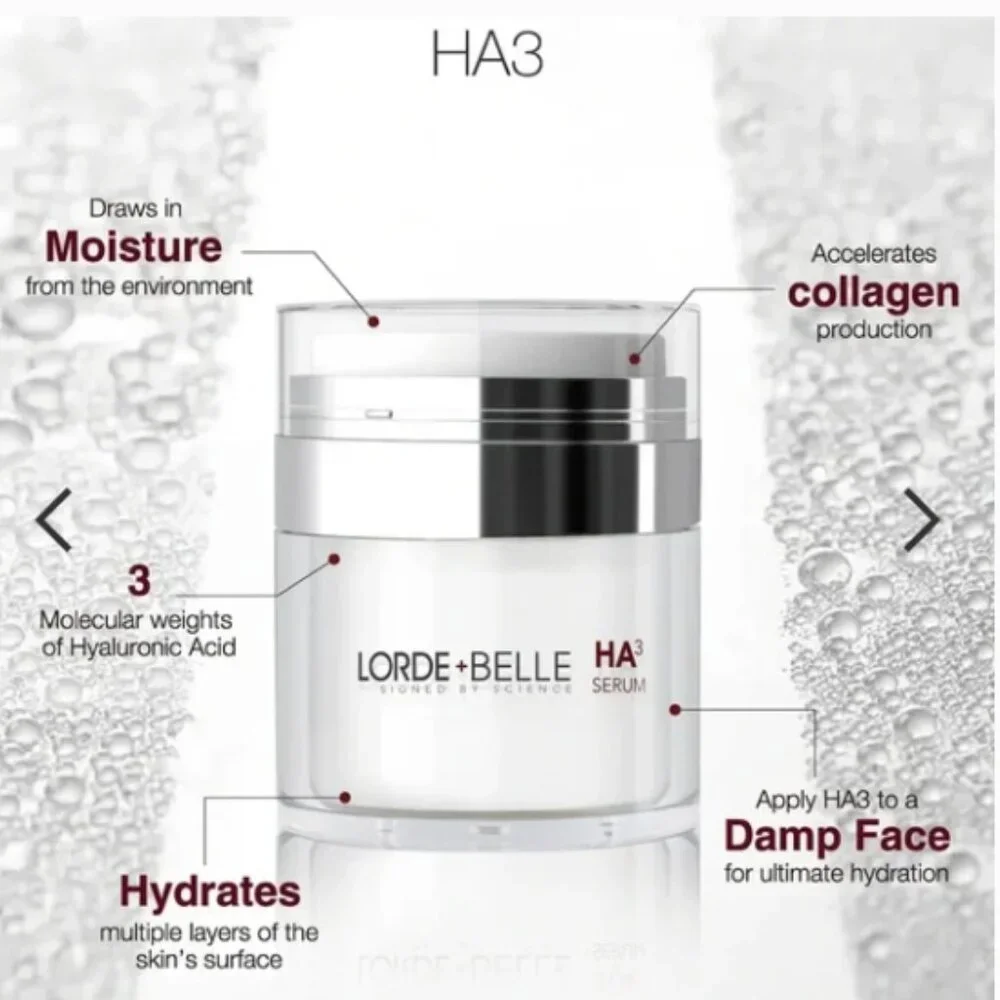 LORDE + BELLE HA3 SERUM